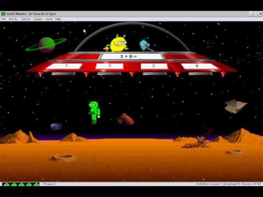 This was one of the first PC games I played as a kid. Does anyone remember Math Blaster??