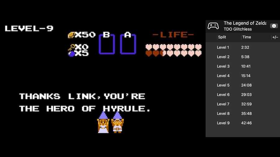 New PB in The Legend of Zelda - 42 minutes, 46 seconds - Traditional Dungeon Order (TDO). Goal is sub 40!